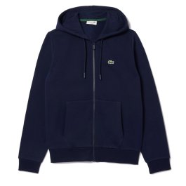 FELPA ZIP CAPPUCCIO LACOSTE
