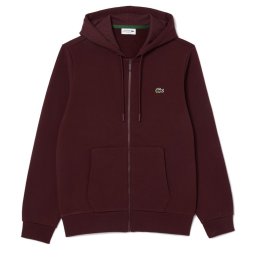 FELPA ZIP CAPPUCCIO LACOSTE
