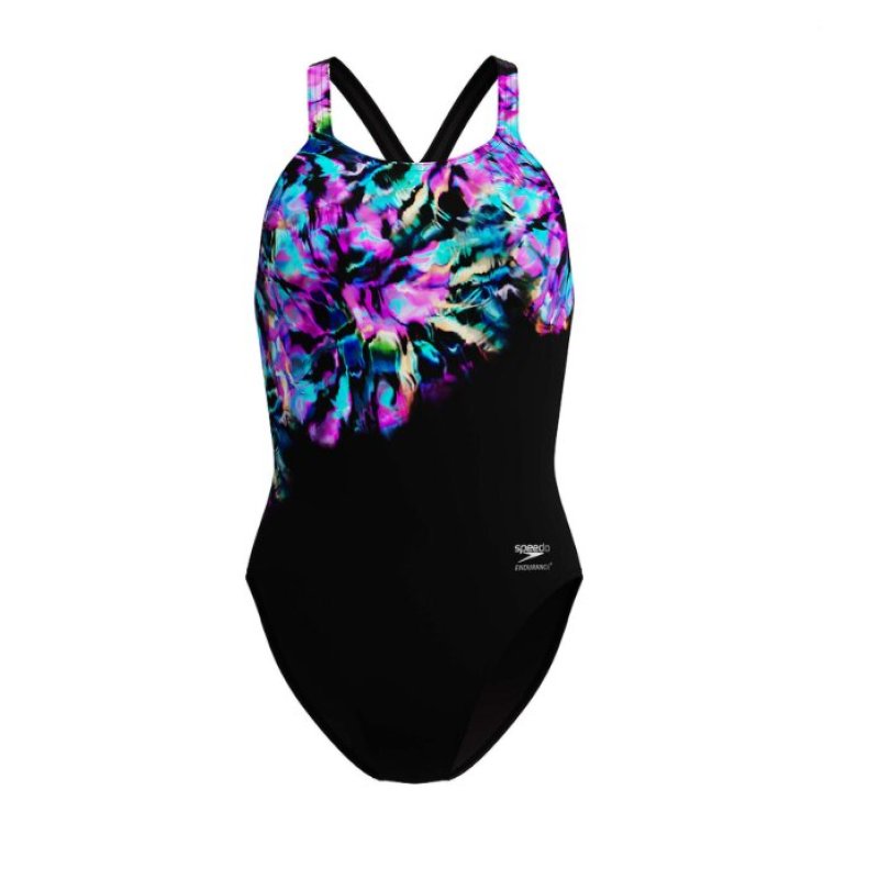 Costume Fl Placement Prnt Powerbk Speedo Speedo Costumi 8-005325002